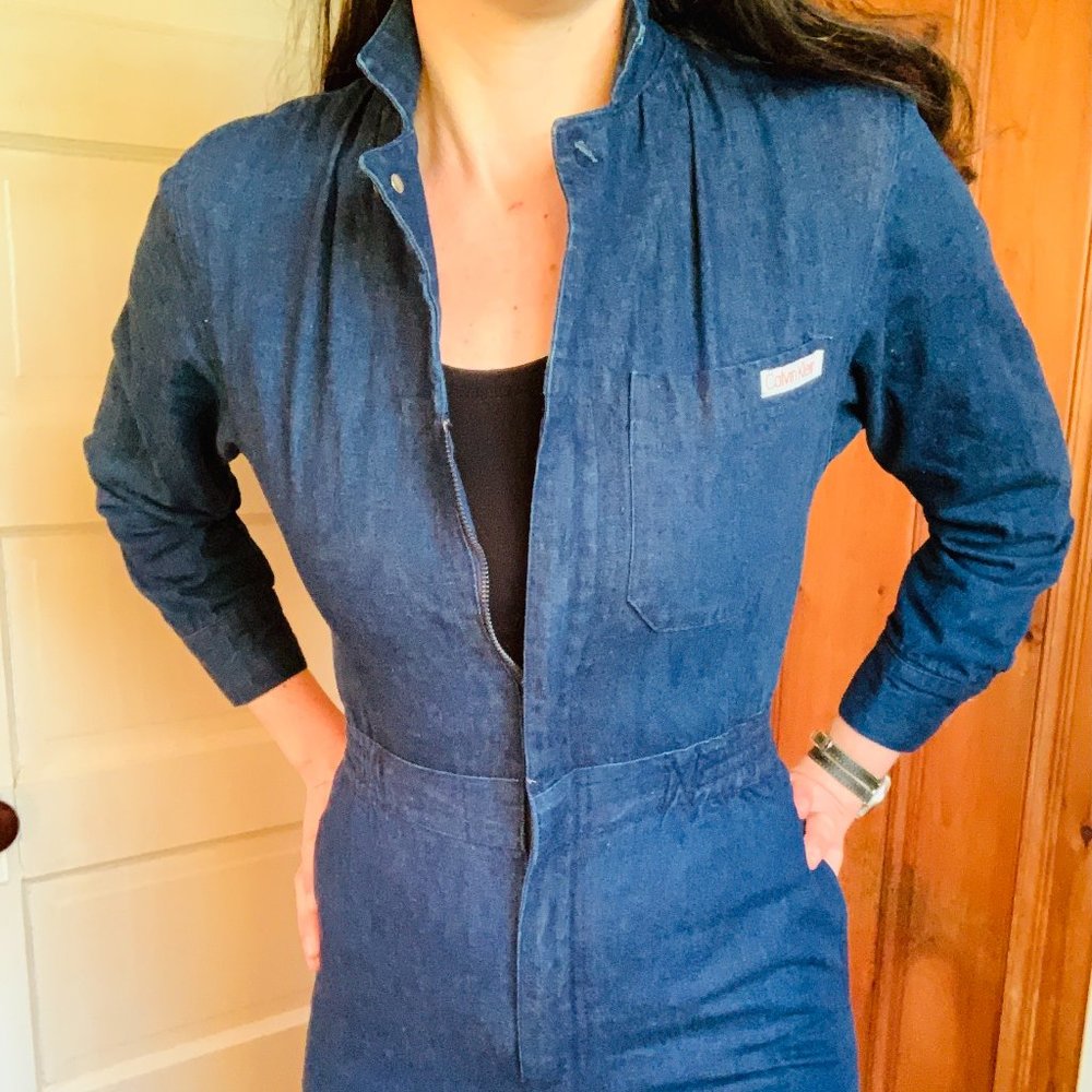 Badass Vintage Calvin Klein Denim Jumpsuit